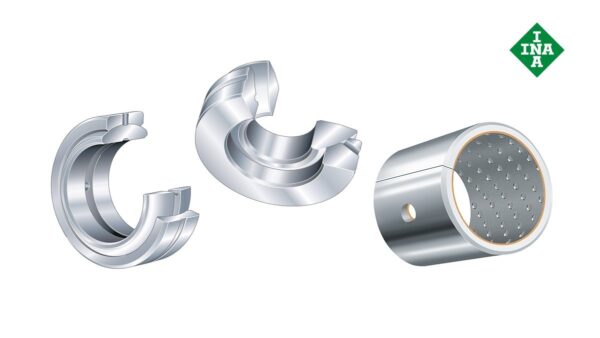 Plain bearings requiring maintenance